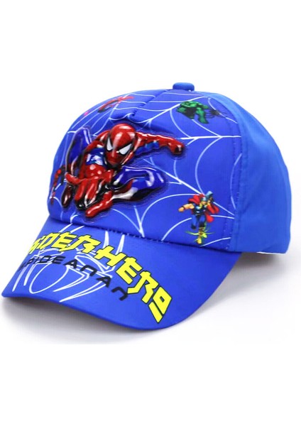 Çocuk Örümcek Adam Şapka 3D Işık Yayan Karikatür Ördek Dil Şapka Erkek Açılış Sezonu Güneş Koruyucu Güneş Şapka 2-6 Yaş Oyuncaklar (Yurt Dışından)