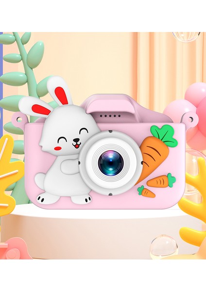 Çocuk Fotoğraf Makinesi Dijital Kamera Üst Kalite Full Hd Çift Lens+Kart+Kılıf+Tfokuyucu+Kordon fiyatları