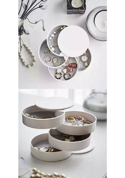 Şık Gri Takı ve Aksesuar Düzenleyici, Organizer ile Kolay Saklama