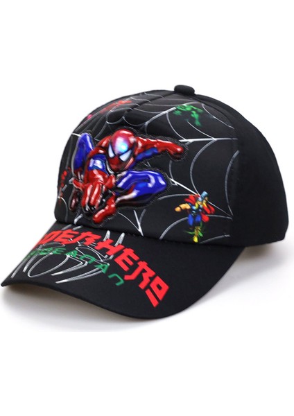 Çocuk Örümcek Adam Şapka 3D Işık Yayan Karikatür Ördek Dil Şapka Erkek Açılış Sezonu Güneş Koruyucu Güneş Şapka 2-6 Yaş Oyuncaklar (Yurt Dışından)