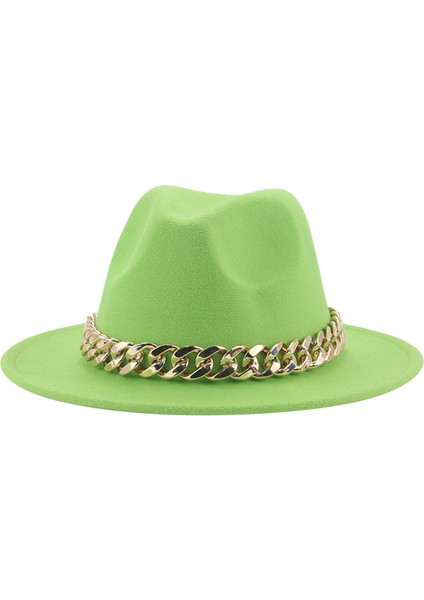 Bowler Şapka Kovboy Şapkası Tibet Altın Kolye Ingire ve Avrupa ve Amerika Birleşik Devletleri Düz Kenarlı Geniş Kenarlı Yün Tüvit Şapka Güneş Şapkası ile Yüz (Yurt Dışından)