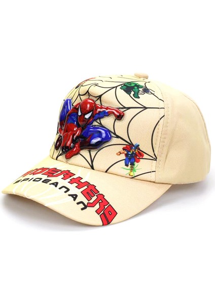 Çocuk Örümcek Adam Şapka 3D Işık Yayan Karikatür Ördek Dil Şapka Erkek Açılış Sezonu Güneş Koruyucu Güneş Şapka 2-6 Yaş Oyuncaklar (Yurt Dışından)