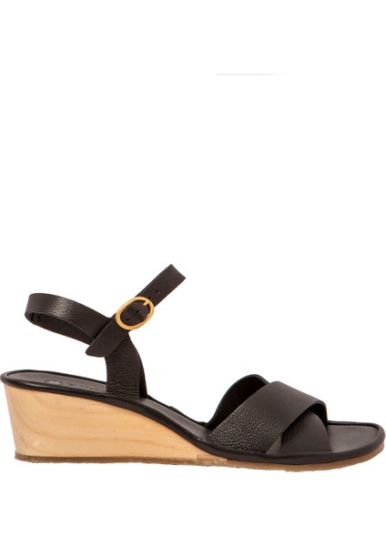 Kadın Sandalet N854 El Naturalista Soft Nappa Black Gaia