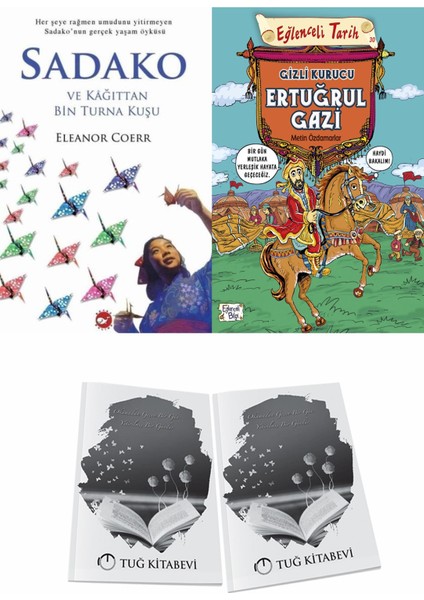Sadako ve Kağıttan Bir Turna Kuşu ve Gizli Kurucu Ertuğrul Gazi + Hediyeli