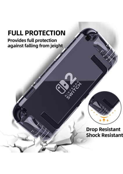 Nintendo Swıtch2 Düşmeye Karşı Entegre Tpu Koruyucu Kılıf (Yurt Dışından)