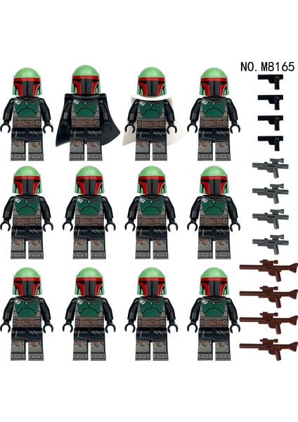 M8165 Star Wars Yapı Taşları Minifigürleri 12 Parça (Yurt Dışından)