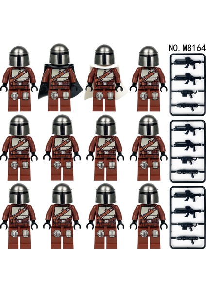 M8164 Star Wars Yapı Taşları Minifigürleri 12 Parça (Yurt Dışından)