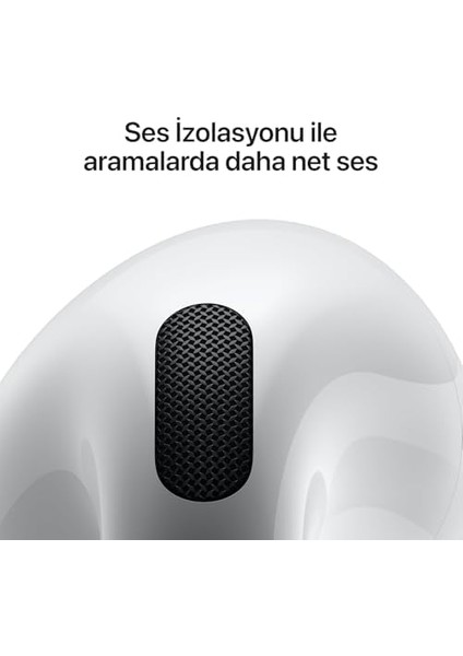 Ap4 Airpods 4.nesil ile Uyumlu Aktif Enc Anc Kablosuz Kulaklık Bluetooth Kulaklık, Aktif Gürültü Engelleme Adaptif Ses Şeffaf Mod Kişiselleştirilmiş Uzmansal Ses Usb-C Şarj Kutusu Kablosuz Şarj