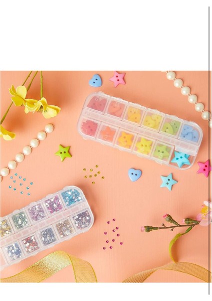 12 Gözlü Beyaz Takı Düzenleyici Kapaklı Organizer, Şık ve Kullanışlı Tasarım indirimleri