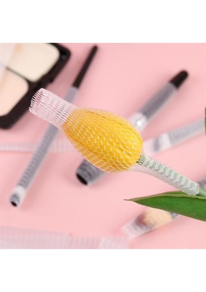 Pembe Makyaj Fırça Seti, Allık, Kontür, Eyeliner, Örgü Kılıf ile Şık ve Kullanışlı fırsatları