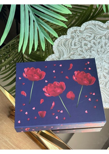 6 Bölmeli Takı Kutusu, Çekmeceli ve Organize Hobi Kutusu, Kırmızı Renkli