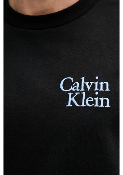 Pamuklu Relaxed Fit Bisiklet Yaka Logolu T Shirt Erkek T Shirt LV04RC808G Ub1 modelleri