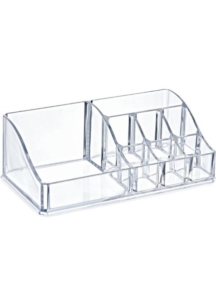 Taşınabilir ve Şık Makyaj Düzenleyici, Kozmetik Organizatörü, Beyaz Renkli