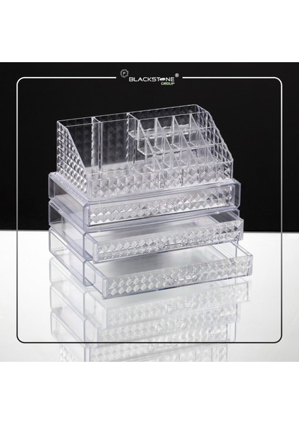 Şık 3 Çekmeceli Makyaj Organizer Seti Desenli, Beyaz, Havalı ve Kullanışlı Tasarım fiyatları