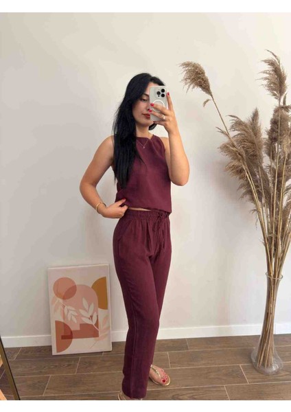 Kolsuz Bluz Pantolon Takım modelleri