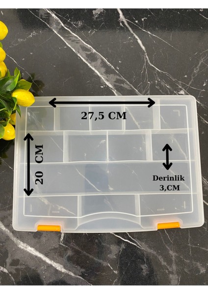 Şeffaf 13 Bölmeli Takı ve Hobi Organizer Kutusu, Düzenli Saklama Için Mükemmel Seçim modelleri