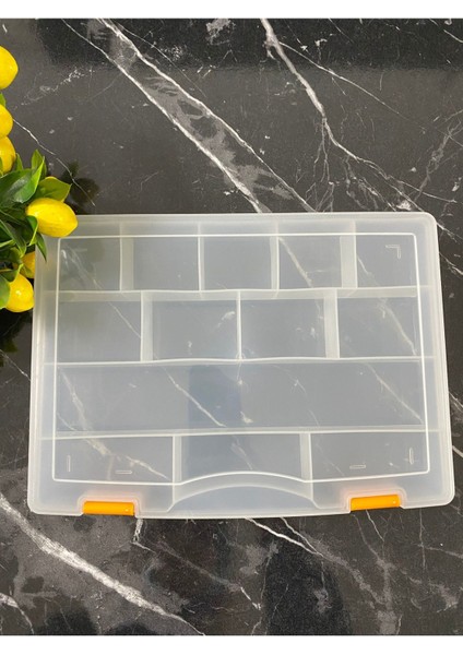 Şeffaf 13 Bölmeli Takı ve Hobi Organizer Kutusu, Düzenli Saklama Için Mükemmel Seçim