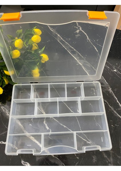 Şeffaf 13 Bölmeli Takı ve Hobi Organizer Kutusu, Düzenli Saklama Için Mükemmel Seçim