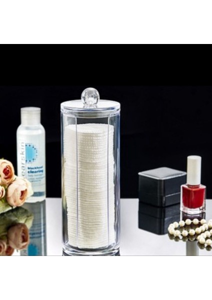 Şeffaf Kapaklı Makyaj Pamuğu Organizer, Çok Amaçlı Temizlik Kutusu fiyatları