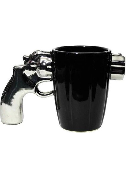 Metalik Silah Tasarımlı Kupa Bardak fiyatları