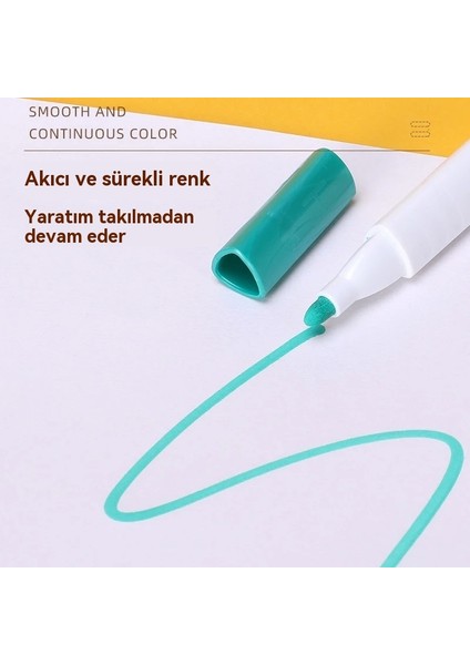 Çocuk Akrilik Mark Kalem Su Geçirmez Suluboya Kalem Seti (Yurt Dışından) modelleri