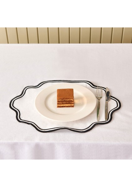 Soft Elegant Amerikan Servis - Beyaz - 30X50 cm