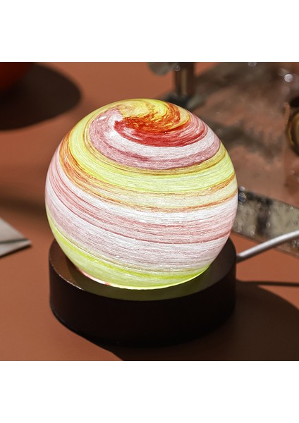 Dream Planet Yaratıcı Küçük Masa Lambası Yatak Odası Başucu Atmosfer Yıldızlı Gökyüzü (Yurt Dışından)