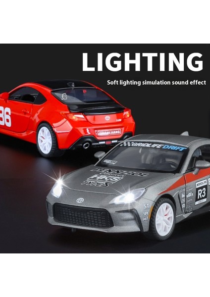 Jdm 1:32 Toyota GR86 Ralli Araba Alaşım Metal Pres Döküm Model Araba Ses ve Işık Klasik Duygusal Koleksiyon Erkek Arkadaşı Için Hediye Erkek (Yurt Dışından) fırsatları