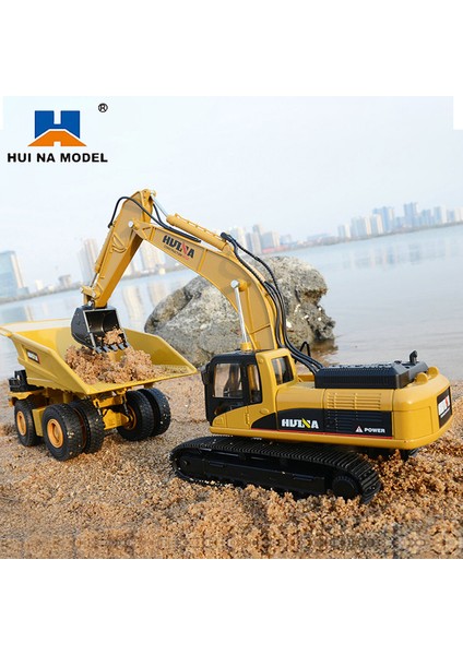 Huına 1:50 Alaşım Oyuncaklar Ölçekli Döküm Desen Hidrolik Donanma Yükleyici Buldozer Mühendislik Inşaat Araba Erkek Hediyeler (Yurt Dışından) fiyatları