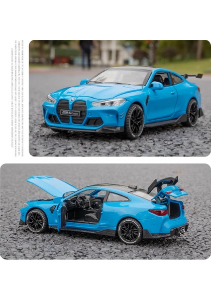1:32 Bmw M4 Coupe Spor Araba Yüksek Simülasyon Döküm Metal Alaşım Model Araba Ses Işığı Geri Çekin Koleksiyon Çocuk Oyuncak Hediyeler (Yurt Dışından) modelleri
