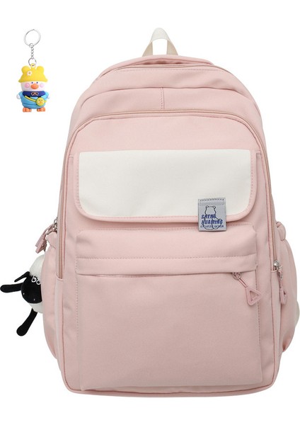 Erkek ve Kadın Ortaokul ve Lise Öğrencileri Için Moda ve Basit Sırt Çantası, Açık Hava Işe Gidip Gelme Büyük Kapasiteli Sırt (Yurt Dışından)