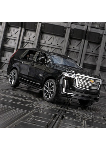 1:32 Cadillac Escalade Off Road Araç Alaşım Araba Döküm Metal Modeli Ses Işığı Geri Çekin Oyuncak Araba Merkezi Kontrol Süsler (Yurt Dışından) fırsatları