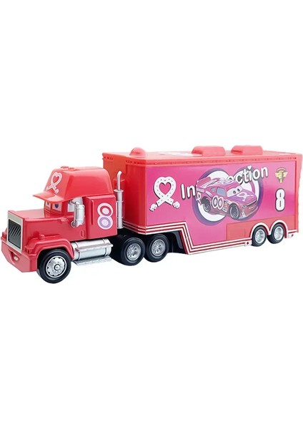 2025 Cars 2 Disney Pixar Car 3 Lightning Mcqueen Mack Uncle Jackson Storm Truck Diecast Dinoco Metal Toys Gift For Children Kids (Yurt Dışından)