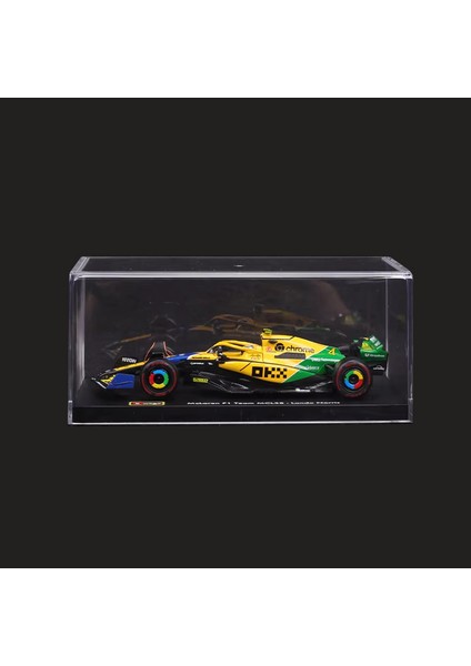 Bburago 1:43 MCL38 F1 Mclaren 2024 Miami Grand Prix Alaşım Araba Minyatür Döküm Modeli # 4. Lando Norris # 81'li Oscar Piastri Oyuncak (Yurt Dışından) fırsatları
