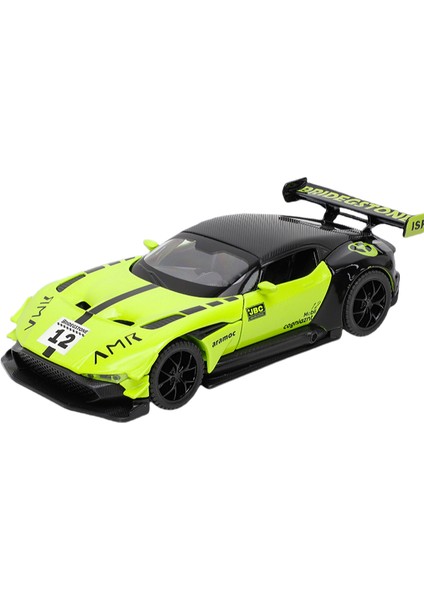 1:32 Vulcan Simülasyon Araba Modeli Metal Diecasts & Oyuncak Araçlar Alaşım Dekorasyon Ses Işık Metal Adam Aston Boy Çocuk Hediye (Yurt Dışından)