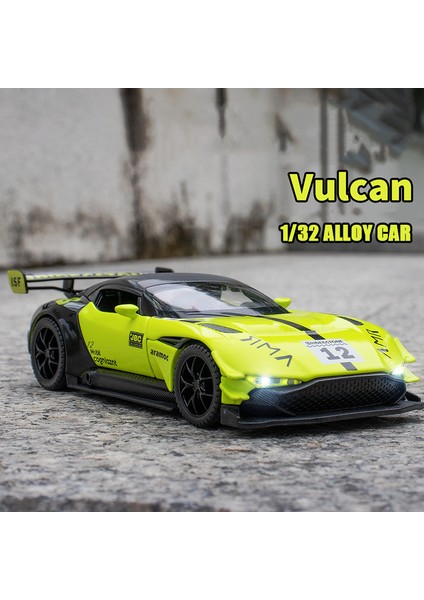 1:32 Vulcan Simülasyon Araba Modeli Metal Diecasts & Oyuncak Araçlar Alaşım Dekorasyon Ses Işık Metal Adam Aston Boy Çocuk Hediye (Yurt Dışından) fiyatları