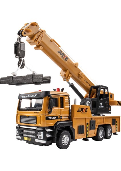 1/50 Ölçekli Vinç Mühendislik Araba Modeli Oyuncak Metal Araçlar Vücut Alaşım Döküm Simülasyon Vinç Lastik Lastik Oyuncaklar Boys Için Hediyeler (Yurt Dışından)