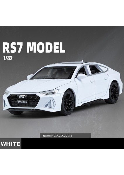 1:32 Audi Sports Spor Araba Minyatürleri Alaşım Pres Döküm Model Araba Ses ve Işık Oyuncaklar Boys Için Ev Koleksiyonu Süsler Hediyeler Için Boy (Yurt Dışından)