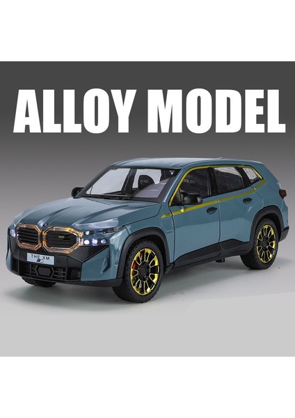 1:24 Xm Suv Alaşım Spor Araba Modeli Döküm Metal Oyuncak Araba Araçlar Modeli Simülasyon Ses ve Işık Koleksiyonu Çocuk Hediye (Yurt Dışından)