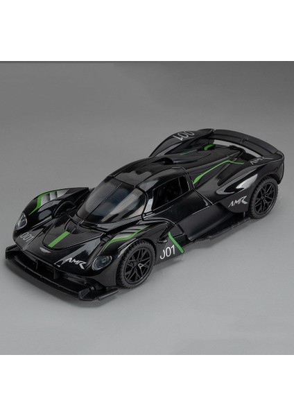 1:32 Valkyrie Vulcan Alaşım Spor Araba Modeli Oyuncak Döküm Metal Kapı Açık Ses Işığı Geri Çekin Minyatür Araba Çocuk Noel Hediyesi (Yurt Dışından)