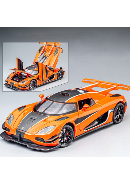 1:24 Koenigsegg Bir 1 Alaşım Araba Modeli Döküm Metal Spor Araç Modeli Simülasyon Ses ve Işık Koleksiyonu Çocuk Oyuncağı Hediye (Yurt Dışından)