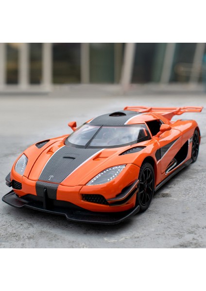 1:24 Koenigsegg Bir 1 Alaşım Araba Modeli Döküm Metal Spor Araç Modeli Simülasyon Ses ve Işık Koleksiyonu Çocuk Oyuncağı Hediye (Yurt Dışından) modelleri