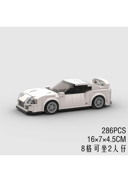 Moc Hız Şampiyonlar Süper Yarış Arabası F1 Büyük Araç Yarış Modeli Yapı Taşları Tuğla Spor Kamyonet Şehir Tekniği Oyuncak (Yurt Dışından)