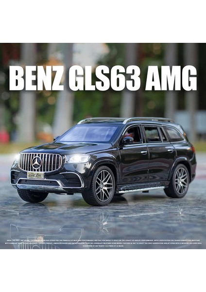 1:24 Mercedes Benz Glamg Amg Alaşım Model Araba Suv Araç Diecast Metal Araba Simülasyon Ses ve Işık Oyuncaklar Çocuklar Için Hediyeler (Yurt Dışından) fırsatları