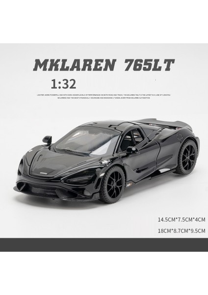 1:32 Malaren 765TL Alaşım Araba Modeli Döküm Oyuncak Ses ve Işık ile Araçlar Dekorasyon Oyuncaklar Çocuklar Için Hediye (Yurt Dışından)