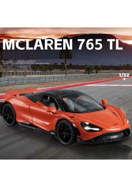 1:32 Malaren 765TL Alaşım Araba Modeli Döküm Oyuncak Ses ve Işık ile Araçlar Dekorasyon Oyuncaklar Çocuklar Için Hediye (Yurt Dışından) fiyatları