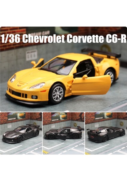 1/36 Chevrolet Corvette C6-R Oyuncak Araba Modeli Çocuklar Için Rmz City Döküm Yarış Minyatür Geri Çekin Koleksiyonu Hediye Çocuk Boys Için (Yurt Dışından) fiyatları