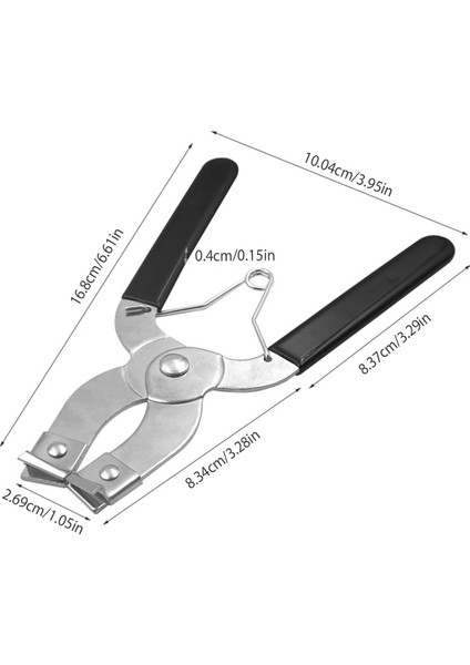 Piston Halkası Kompresörü Aracı Araba Motoru Piston Halkası Takıcı Sökme Ayarlanabilir Boyutlar 2-1/8 Inç Ila 7 Inç Pense ile (Yurt Dışından)