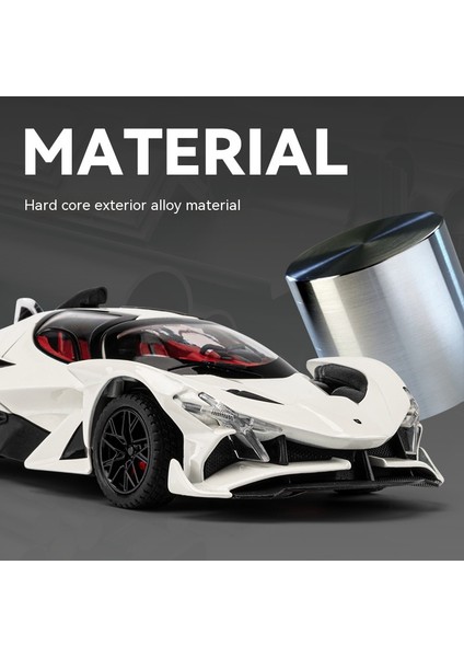 1:24 Apollo Prsi Evo Supercar Metal Alaşım Döküm Oyuncak Araba Modeli Ses ve Işık Çocuk Oyuncağı Koleksiyon Doğum Günü Hediyesi Çocuklar (Yurt Dışından) fırsatları
