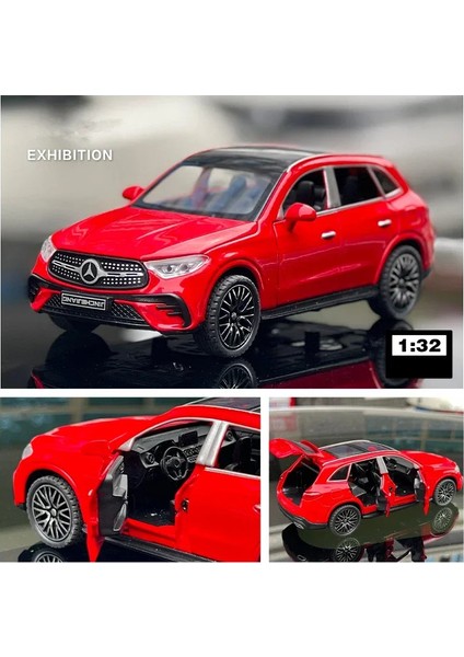 1:32 Benzs Glc 400E Suv Alaşım Araba Modeli Döküm Metal Oyuncak Araç Araba Modeli Simülasyon Ses ve Işık Koleksiyonu Çocuk Hediye (Yurt Dışından)
